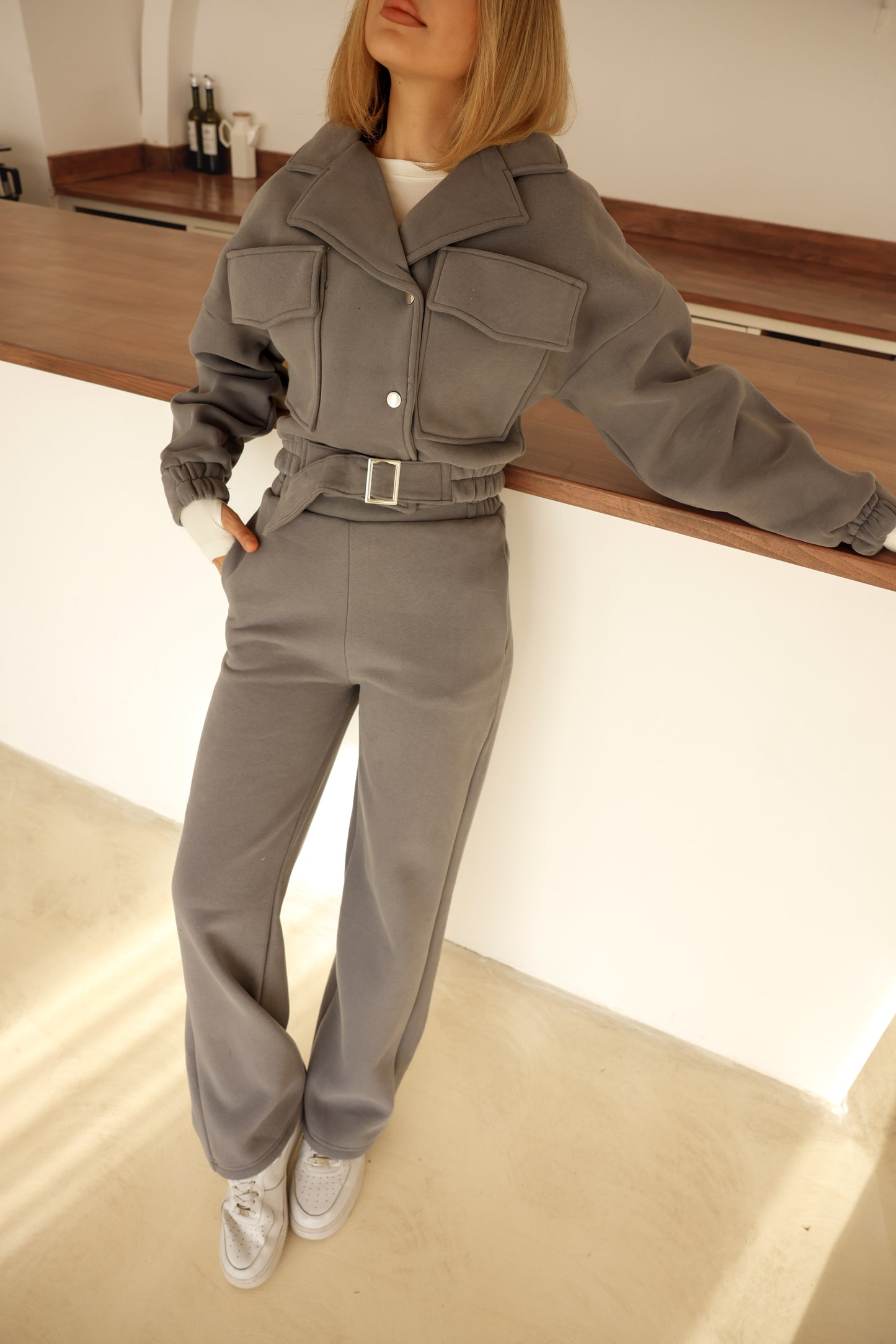 Beli Lastikli Geniş Paça Premium Kalite Pantolon