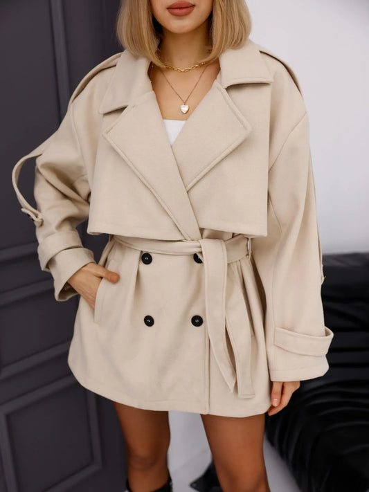 Premium Orta Boy Kaşe Kaban