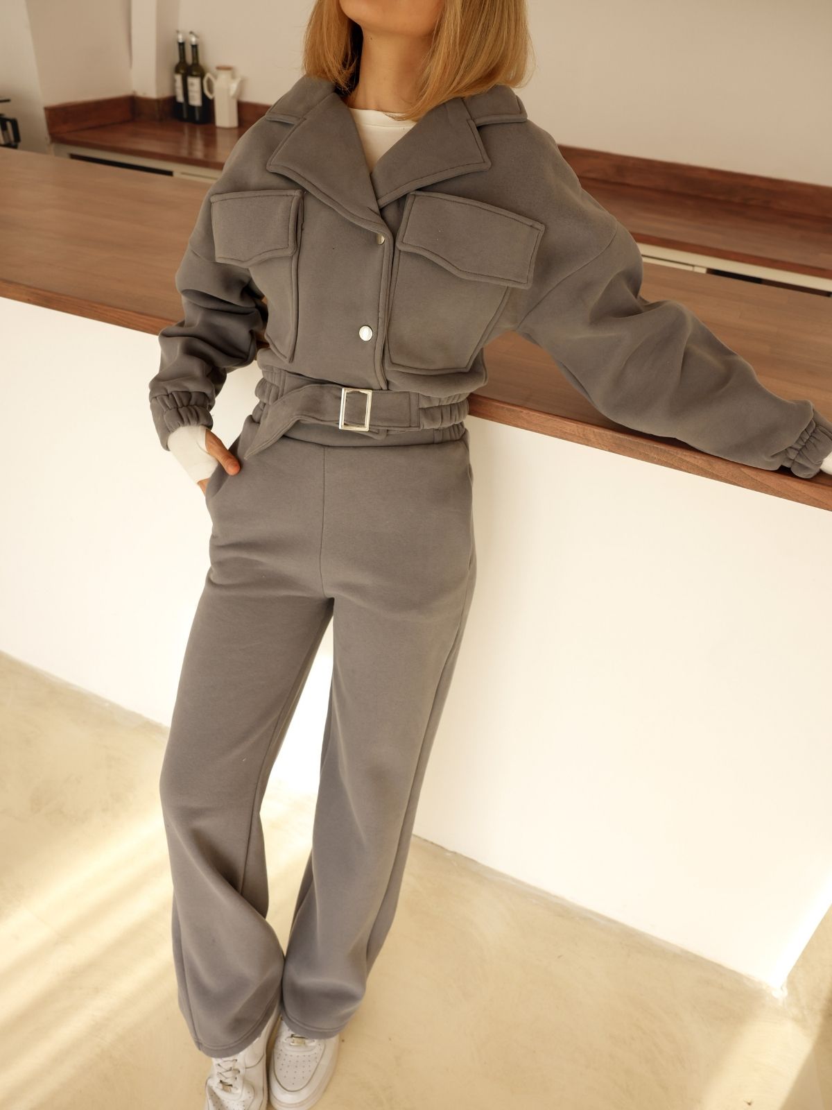 Beli Lastikli Geniş Paça Premium Kalite Pantolon