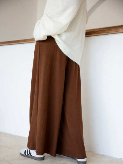 Oysh Modal Kumaş Beli Lastikli Pileli Pantolon