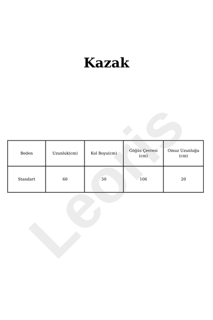Bisiklet Yaka Oversize Örgü Detaylı Triko Kazak