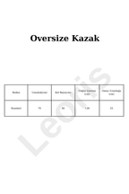Oversize Salaş Sakallı Triko Kazak