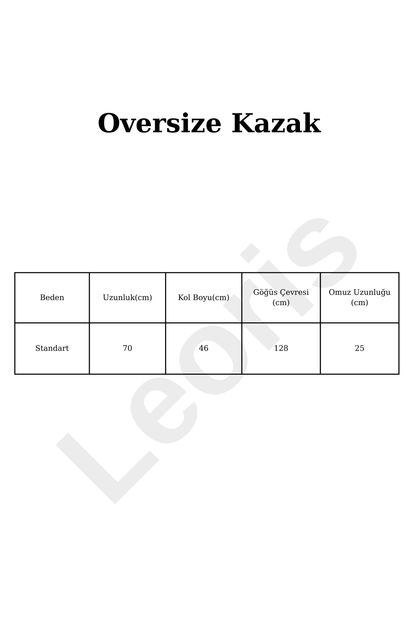 Oversize Salaş Sakallı Triko Kazak
