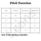 Oysh Modal Kumaş Beli Lastikli Pileli Pantolon