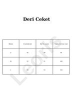 Polo Yaka Deri Ceket