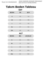 Taşlı Fermuarlı Alt Üst Takım Modal Premium Kumaş